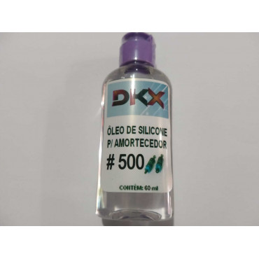 ÓLEO DE SILICONE DENSIDADE 500 60ml PARA AMORTECEDOR DKX PER500